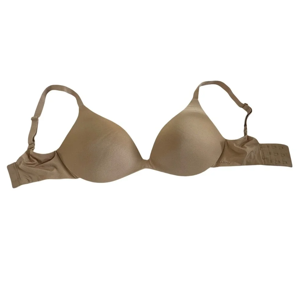 SKIMS Fits Everybody T-Shirt‎ Bra Tan Neutral Size 32DD Everyday Basic - Picture 2 of 4